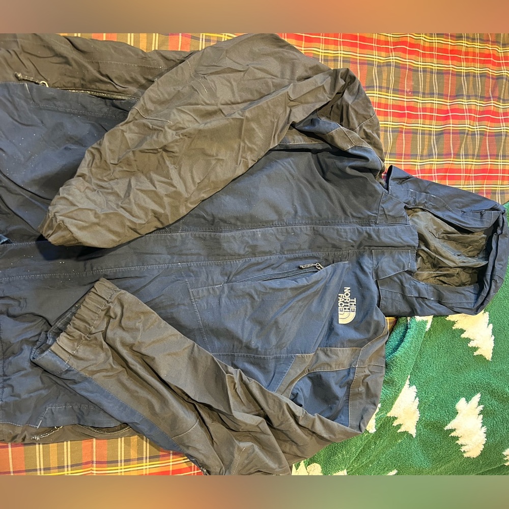 Navy North Face Coat